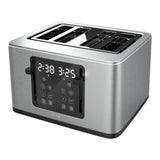 T-fal 4-Slice Stainless Steel Digital Toaster, Extra wide slots, 7 Browning levels