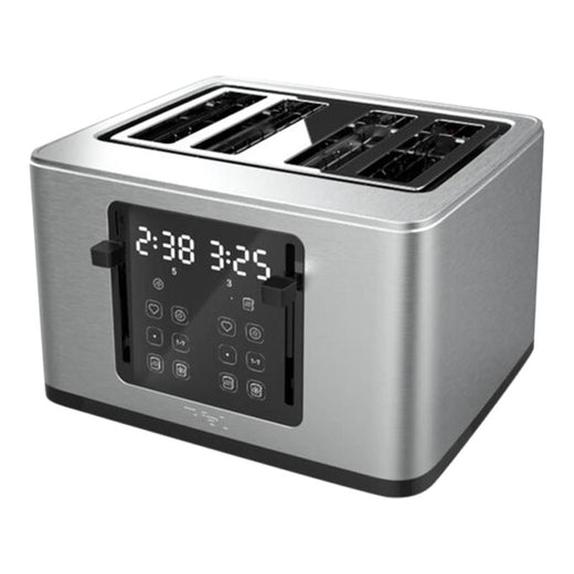 T-fal 4-Slice Stainless Steel Digital Toaster, Extra wide slots, 7 Browning levels
