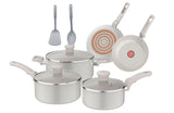 T-fal Beige 10-Piece Non-Stick Set, Beige image 2