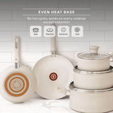 T-fal Beige 10-Piece Non-Stick Set, Beige image 6