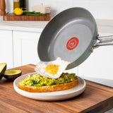 T-Fal Ceramic Inspire Non-Stick Cookware Set, Dishwasher & Oven Safe, Mint, 12-pc image 4