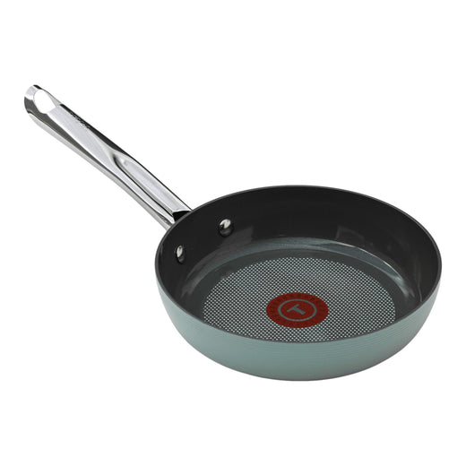 T-fal Ceramic Inspire, Non stick Frying Pan, Oven Safe, Thermo-Spot Heat Indicator, 8-in, Mint