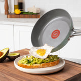 T-fal Ceramic Inspire, Non stick Frying Pan, Oven Safe, Thermo-Spot Heat Indicator, 8-in, Mint image 5