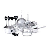 T-Fal Cook and Strain Stainless Steel Cookware Set, 15-pc image 3