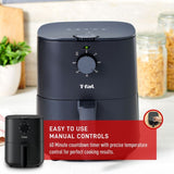 T-fal Easy-Fry Compact Air Fryer with Non-Stick Basket, 3.69-qt image 2