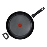 T-fal Giant Aluminum Non-Stick Frying Pan, Dishwasher & Oven Safe, Black, 13-in image 2