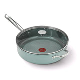 T-fal Inspire Ceramic Non-Stick 5qt Jumbo Cooker, Mint