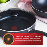 T-fal Viva Non-Stick Cookware Set, Black, 9-pc image 5