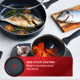 T-fal Viva Non-Stick Cookware Set, Black, 9-pc image 6