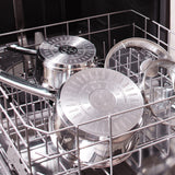 T-Fal Viva Stainless Steel Cookware Set, Dishwasher & Oven Safe, Pots and Pans Set, 10-pc image 5