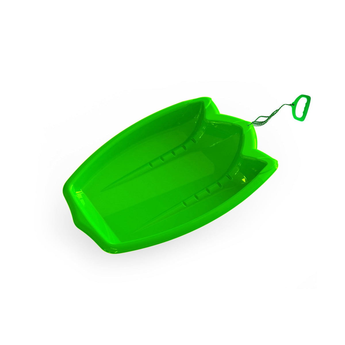 T-Rex Dinosaur Paw Kids' 1-Person Plastic Winter Snow Sled/Toboggan with Tow Rope