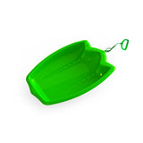 T-Rex Dinosaur Paw Kids' 1-Person Plastic Winter Snow Sled/Toboggan with Tow Rope