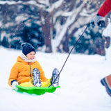 T-Rex Dinosaur Paw Kids' 1-Person Plastic Winter Snow Sled/Toboggan with Tow Rope image 5