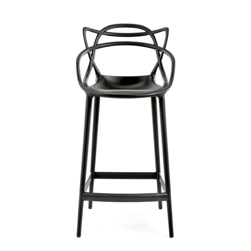 Take Me Home Black Molded Polypropylene Keeper Stool