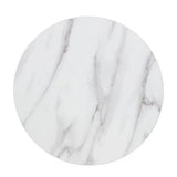 Take Me Home Leo Faux Marble Dining Table Tulip Base image 4