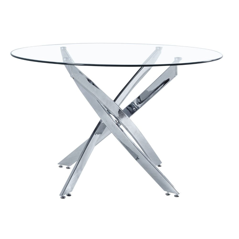 Take Me Home Star Glass Round Dining Table