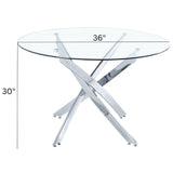 Take Me Home Star Glass Round Dining Table image 5