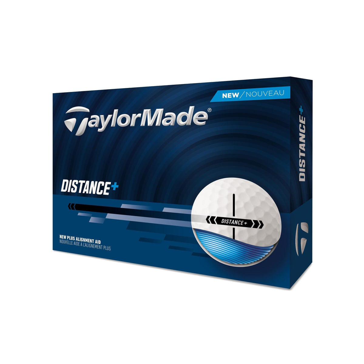 TaylorMade Distance+ Golf Balls, 12-pk, White