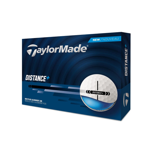 TaylorMade Distance+ Golf Balls, 12-pk, White