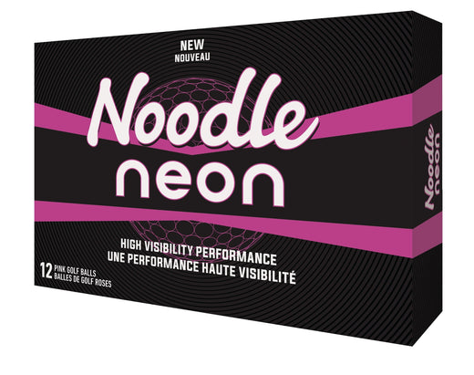 TaylorMade Noodle Neon Golf Balls, Pink, 12-pk