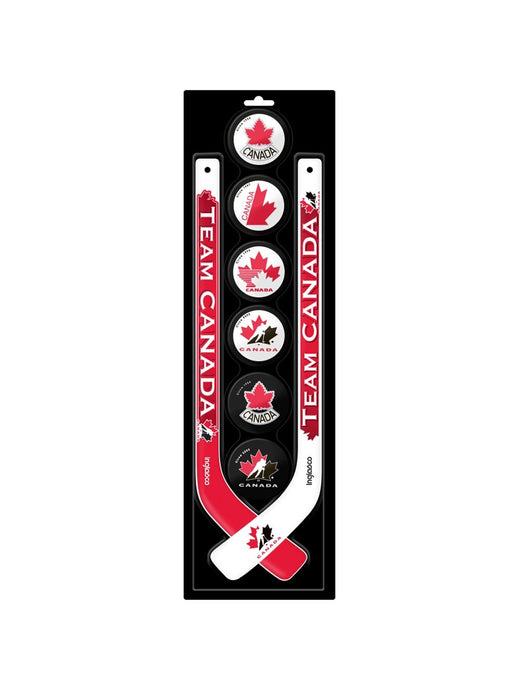 Team Canada Mini Hockey Stick Set, 8-pc