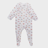 The Elk Baby Camping Print Premium Organic Cotton Zippy, Various Sizes
