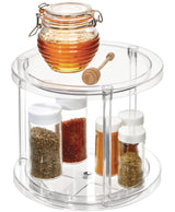 The Home Edit by iDESIGN Clear 2-Tier Rotating Turntable Organizer image 3