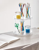 The Home Edit by iDESIGN Clear 2-Tier Rotating Turntable Organizer image 5