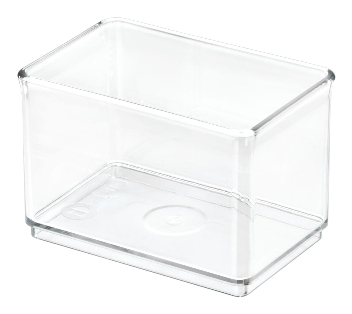 The Home Edit by iDESIGN Clear Stackable Large Shallow Organizing Storage Bin, 1.75-L