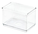 The Home Edit by iDESIGN Clear Stackable Large Shallow Organizing Storage Bin, 1.75-L