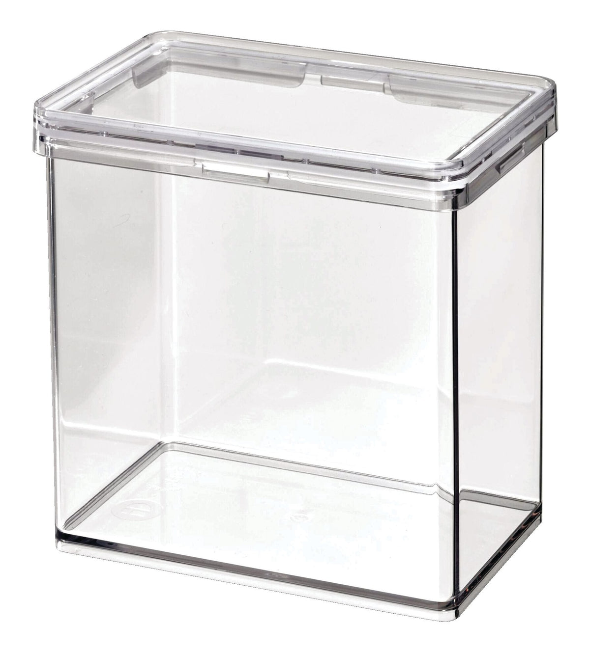 The Home Edit by iDESIGN Clear Stackable Medium Canister with Air Tight Lid, 1.42-L