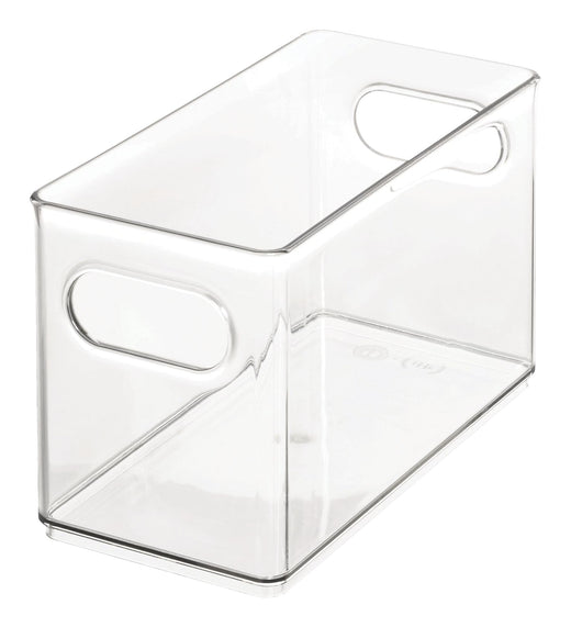 The Home Edit x iDESIGN Clear Plastic Narrow Stacking Pantry Bin Storage Organizer