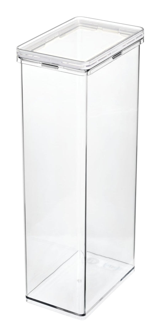 The Home Edit x iDESIGN Clear Plastic Pasta Storage Canister Container with Airtight Lid