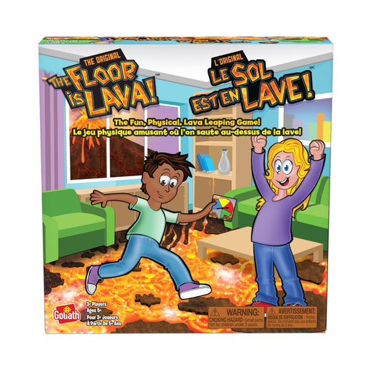 The Original The Floor is Lava Bilingual Family Game, Ages 5+