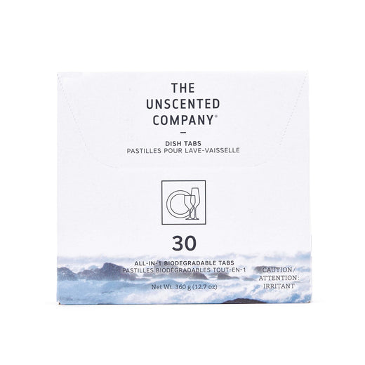 The Unscented Company Dishwasher Detergent Tabs, Unscented, 30-pk
