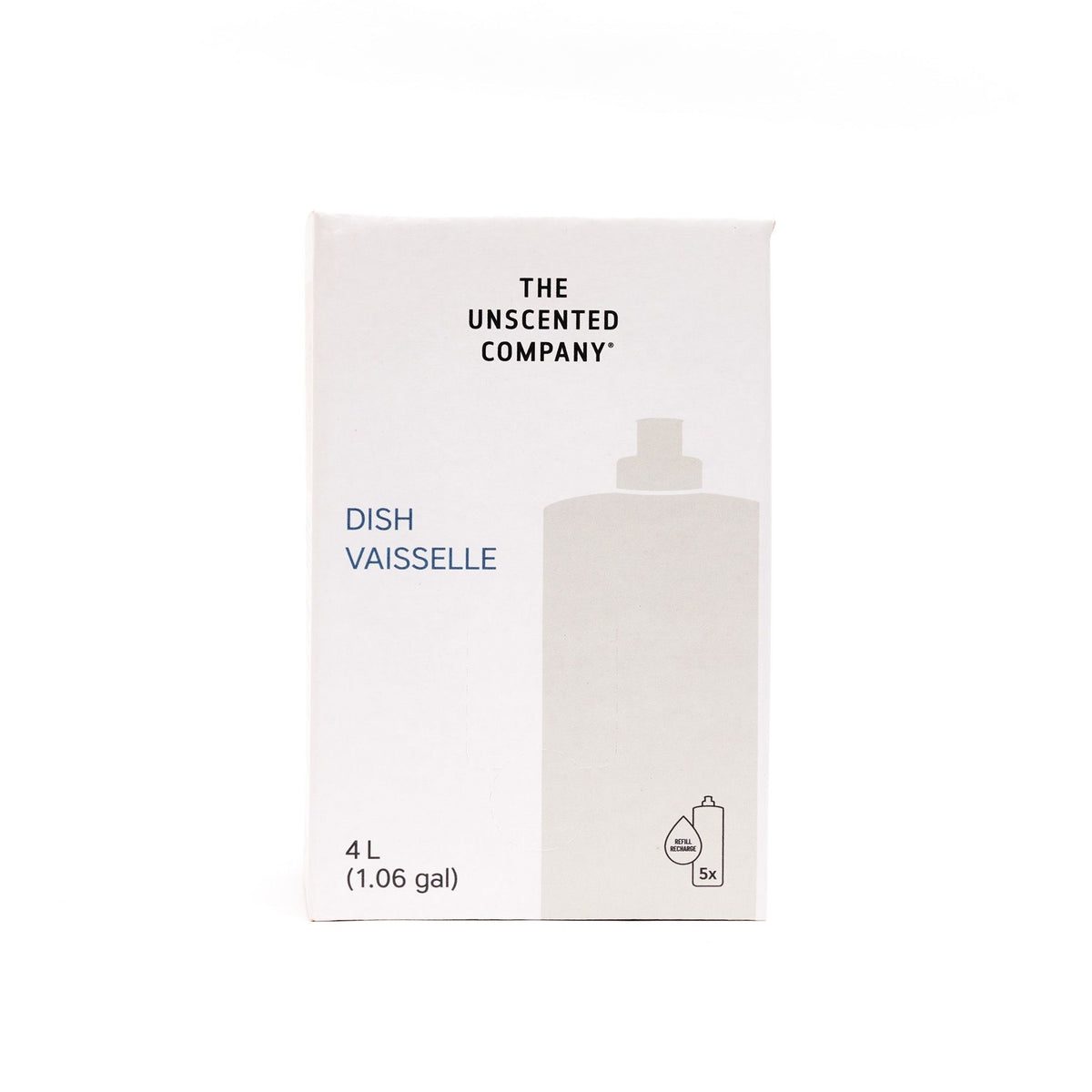 The Unscented Company Liquid Dish Soap, Unscented, 4-L