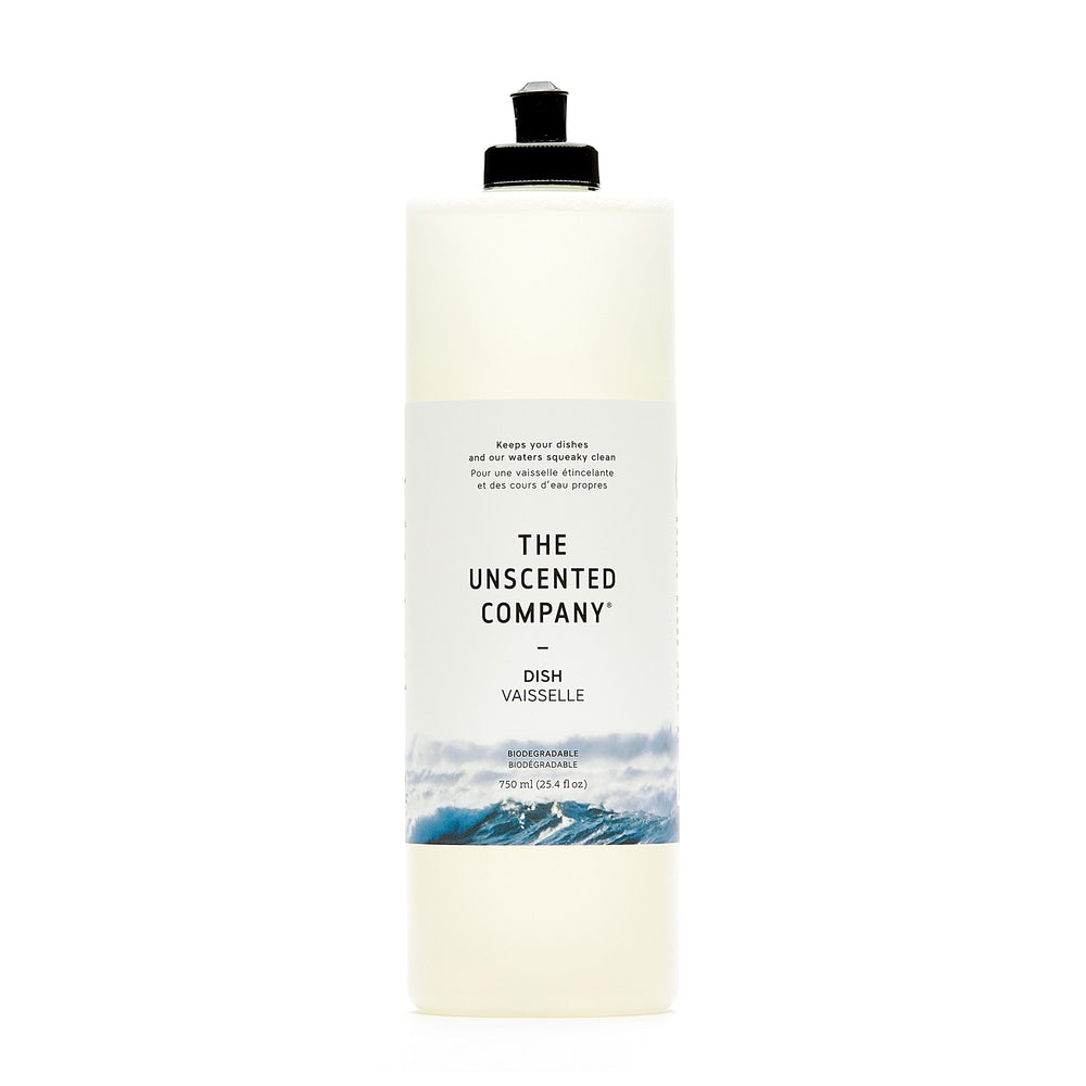 The Unscented Company Liquid Dish Soap, Unscented, 750-mL