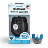 Thermacell E-ZoneGuard Patio Rechargeable Mosquito Repeller with 12-Hr Refill and 5.5-Hr Battery, Charcoal