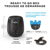 Thermacell E-ZoneGuard Patio Rechargeable Mosquito Repeller with 12-Hr Refill and 5.5-Hr Battery, Charcoal image 7