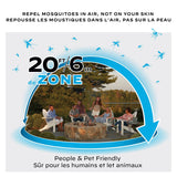 Thermacell E-ZoneGuard Patio+ Rechargeable Mosquito Repeller with 36-Hr Refill and 6.5-Hr Battery image 6