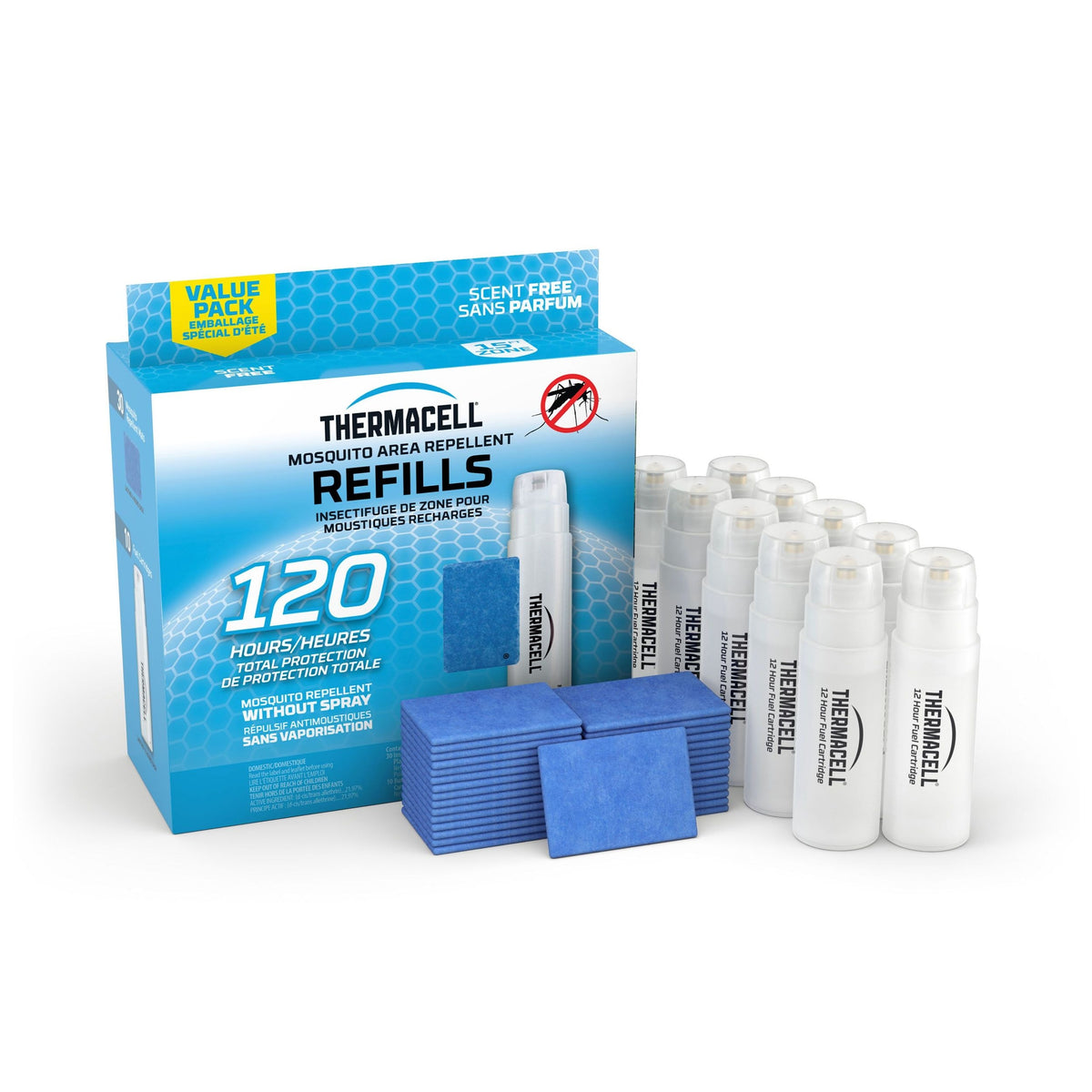 Thermacell Fuel-ZoneGuard Fuel Powered Mosquito Repellent 120-Hr Refill Pack