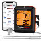 ThermoPro 2-Probe Digital-Read Bluetooth Wireless Food & Meat Cooking Thermometer with Backlight Display & Rechargeable Battery
