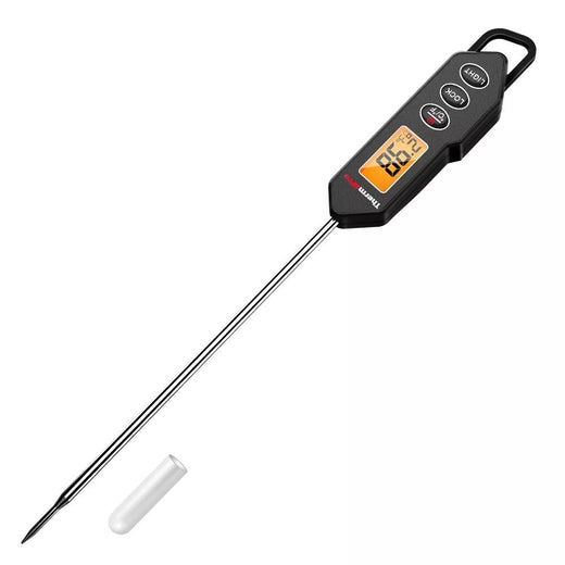 ThermoPro Digital Instant-Read Food & Meat Thermometer with Built-in Magnet & Hook, Black