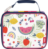 Thermos Kids Standard Insulated Soft Reusable Lunch Bag, Rainbow Fruit