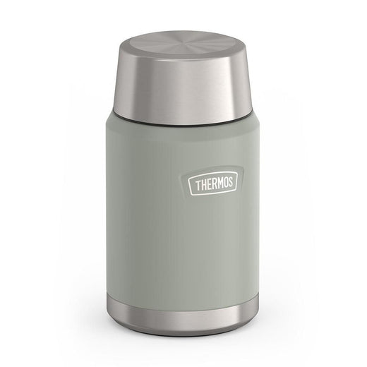 Thermos Stainless Steel Food Storage Flask Jar, 24-oz (710-mL), River Rock, with Spoon