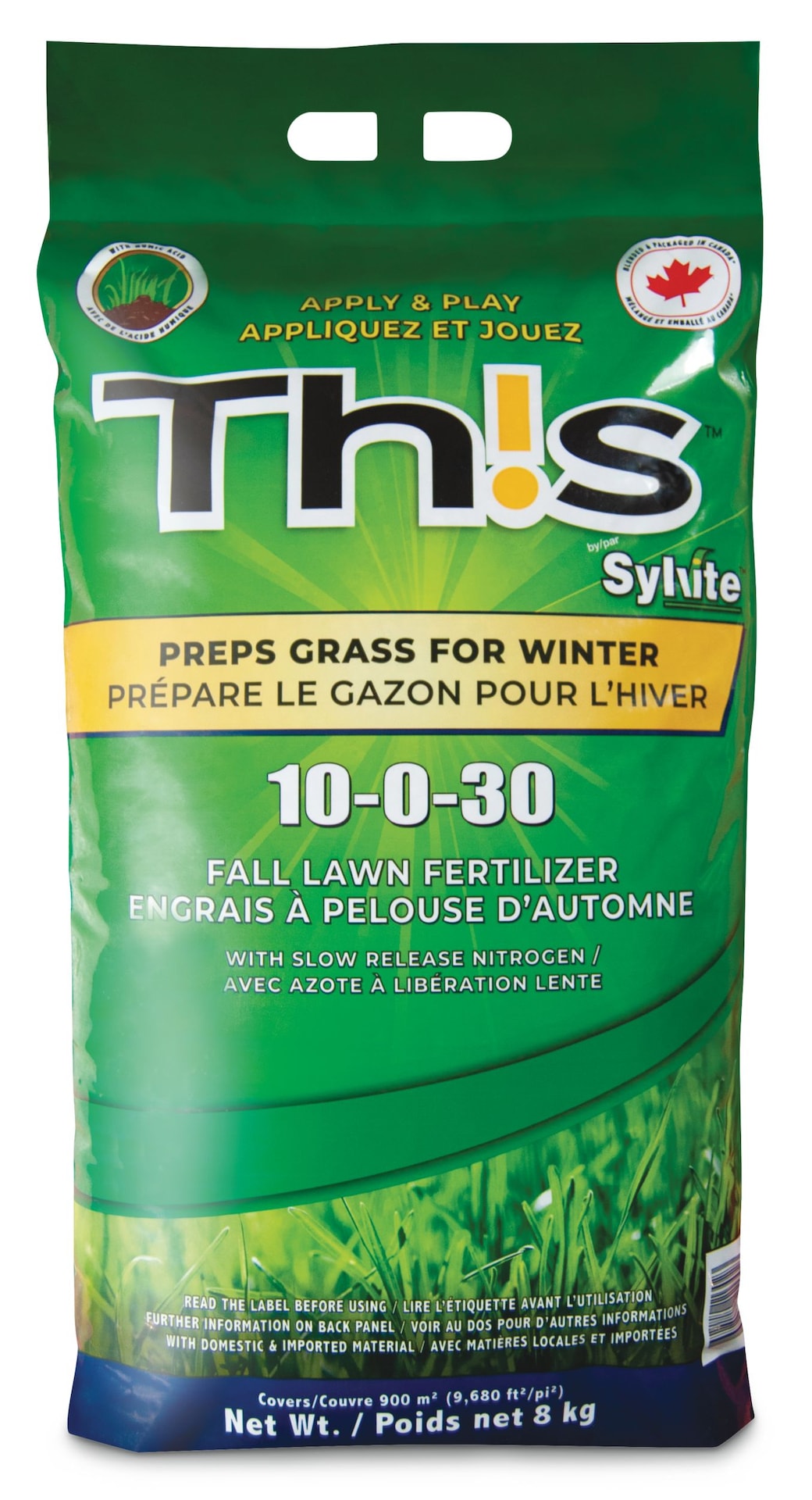 TH!S 10-0-30 Fall Lawn Fertilizer, 8-kg