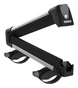 Thule SnowPack Stainless Steel Roof Top Mount Ski/Snowboard Rack, Large, Black, 2-pc image 4