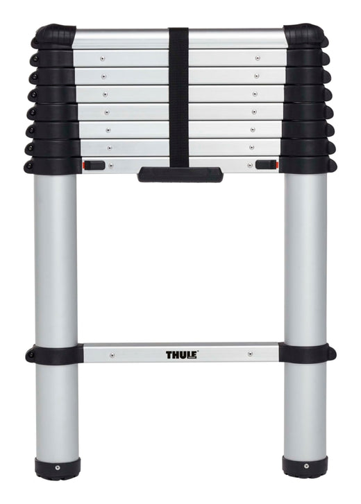 Thule Van Ladder, Extendable with Storage Bag, Silver, 8.5-ft