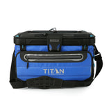Titan by Arctic Zone 50 Can Collapsible Zipperless Cooler, Blue