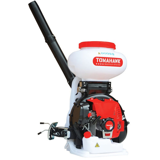 Tomahawk 4-Gallon Backpack Motorized Fertilizer/Ice Melter Spreader